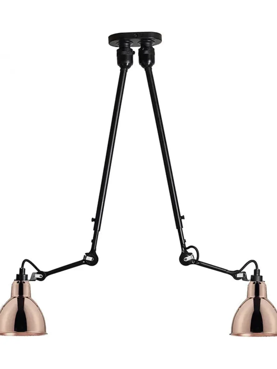 Nr. 302 dobbelt loftlampe fra<Lampe Gras Hot