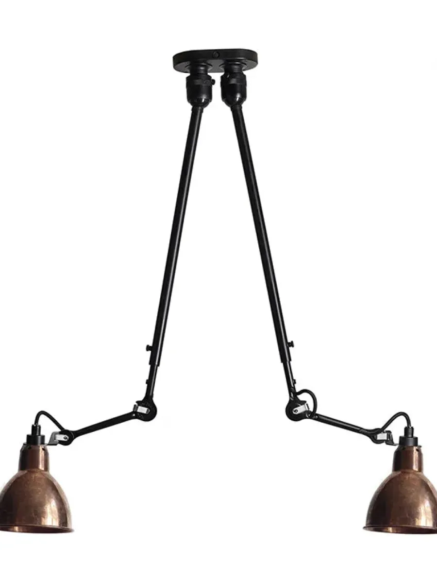 Nr. 302 dobbelt loftlampe fra<Lampe Gras Hot