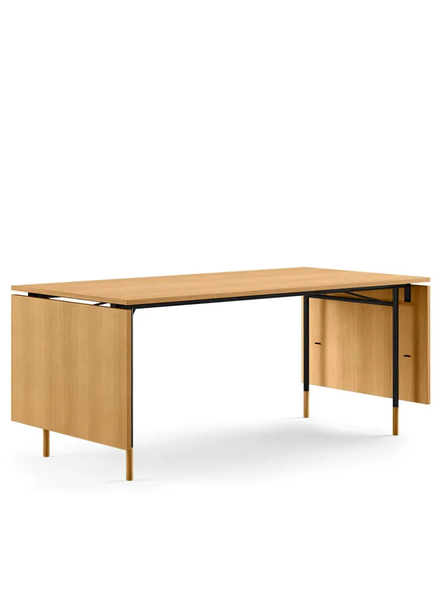 Nyhavn Spisebord, eg/sort af Finn Juhl<House of Finn Juhl New