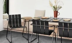 Ocean bord 140x70, sort fra<Mater Best