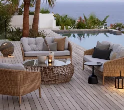 Ocean Large Loungestol, flat weave fra<Cane-line Clearance