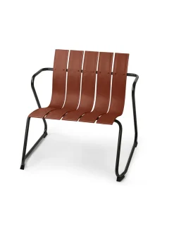 Ocean Loungestol, burnt red fra<Mater New