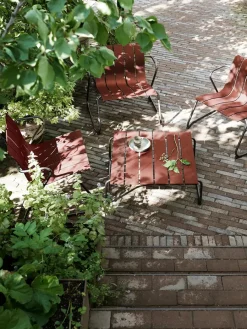 Ocean Loungestol, burnt red fra<Mater New