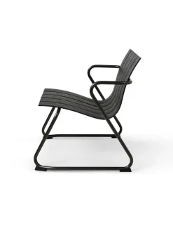 Ocean loungestol, sort fra<Mater Online