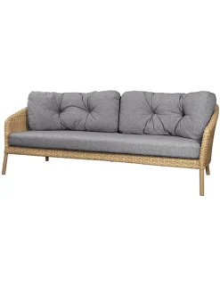 Ocean 3-pers. Sofa, flat weave fra<Cane-line