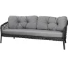 Ocean 3-pers. Sofa, soft rope fra<Cane-line Online