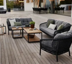 Ocean 3-pers. Sofa, soft rope fra<Cane-line Online