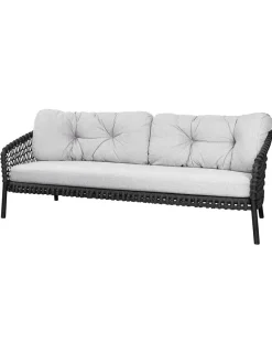 Ocean 3-pers. Sofa, soft rope fra<Cane-line Online