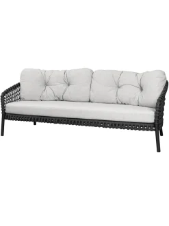 Ocean 3-pers. Sofa, soft rope fra<Cane-line Online