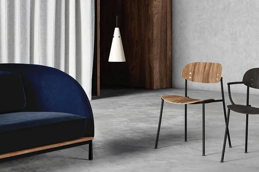 Ori Dining Armchair, black oak fra<Stellar Works Outlet