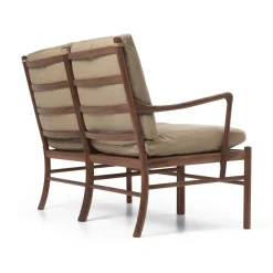 OW149-2 Colonial sofa valnød olie, Terra-læder af Ole Wanscher<Carl Hansen & Søn Hot