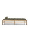 OW150 daybed eg olie, Terra-læder af Ole Wanscher<Carl Hansen & Søn Hot