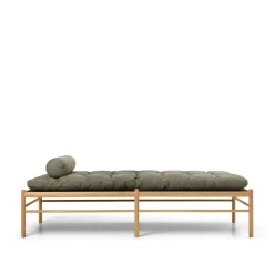 OW150 daybed eg olie, Terra-læder af Ole Wanscher<Carl Hansen & Søn Hot