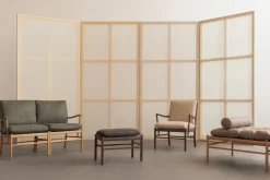 OW150 daybed eg olie, Terra-læder af Ole Wanscher<Carl Hansen & Søn Hot