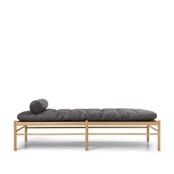 OW150 daybed eg olie, Terra-læder af Ole Wanscher<Carl Hansen & Søn Hot