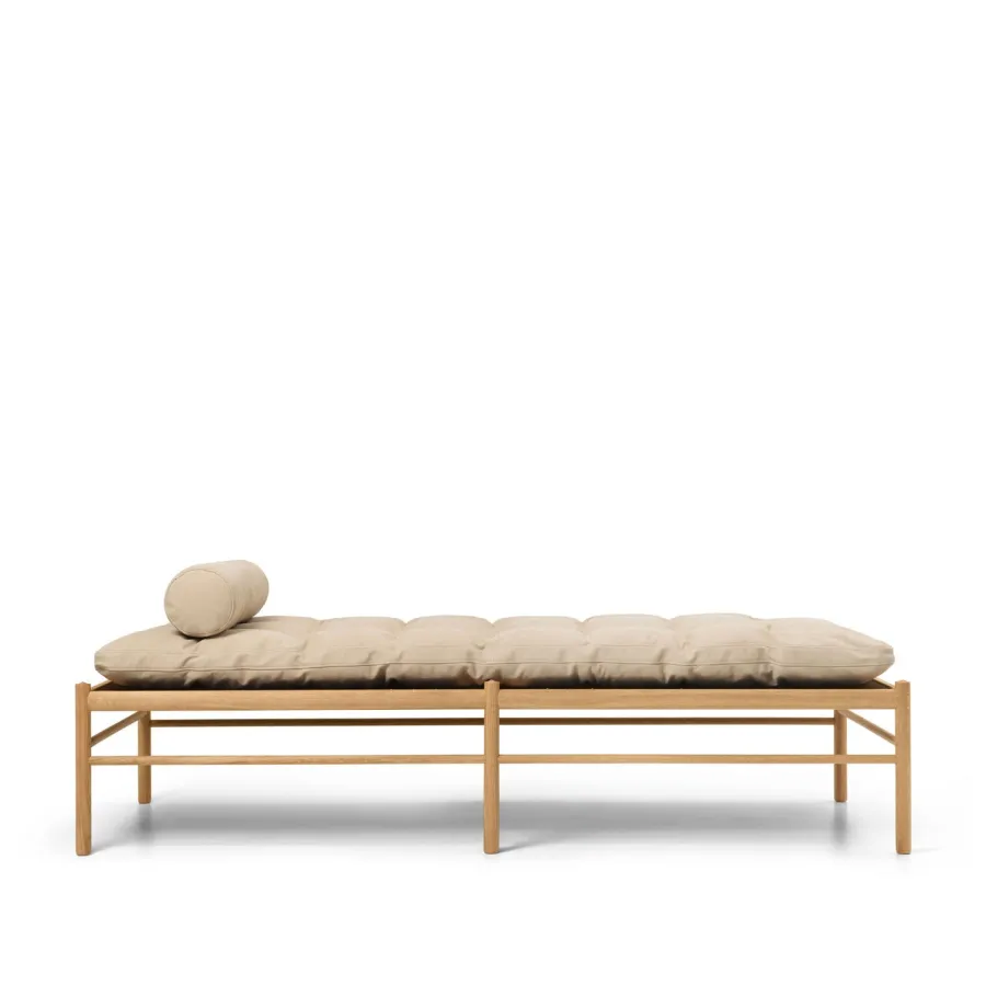 OW150 daybed eg olie, Terra-læder af Ole Wanscher<Carl Hansen & Søn Hot