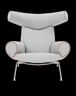 OX Chair - Grå Hallingdal 116 af Hans J. Wegner<Fredericia Furniture