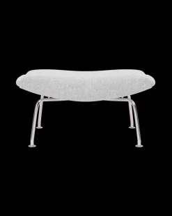 OX Skammel - Cera 905 læder i Russet Brown af Hans J. Wegner<Fredericia Furniture Discount