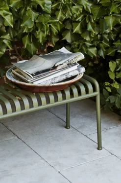 Palissade Bench, olive fra<HAY