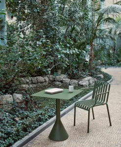 Palissade Cone Table, 65x65/olive fra<HAY Best