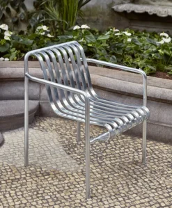 Palissade Dining Armchair, hot galvanised fra<HAY Best
