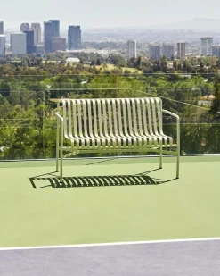 Palissade Dining Bench, hot galvanised fra<HAY Hot