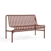 Palissade Dining Bench uden armlæn, iron red fra<HAY Outlet