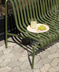 Palissade Dining Bench uden armlæn, iron red fra<HAY Outlet