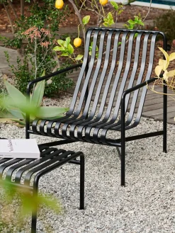 Palissade Lounge Chair High, antracit fra<HAY Hot