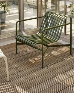 Palissade Lounge Chair Low, sky grey fra<HAY