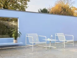 Palissade Lounge Chair Low, sky grey fra<HAY