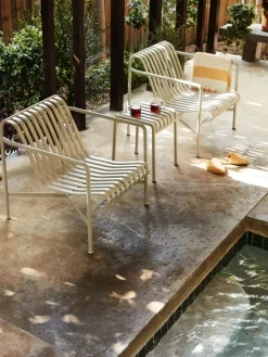 Palissade Lounge Chair Low, sky grey fra<HAY