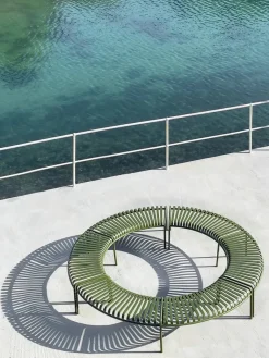 Palissade Park Bench, olive fra<HAY Discount