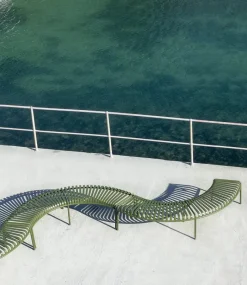 Palissade Park Bench, olive fra<HAY Discount