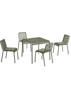 Palissade sæt, 4 stole og bord i anthracite fra<HAY New