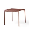 Palissade Table 90x82, iron red fra<HAY Hot