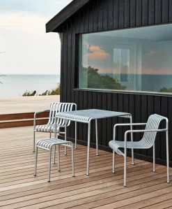 Palissade Table 90x82, iron red fra<HAY Hot