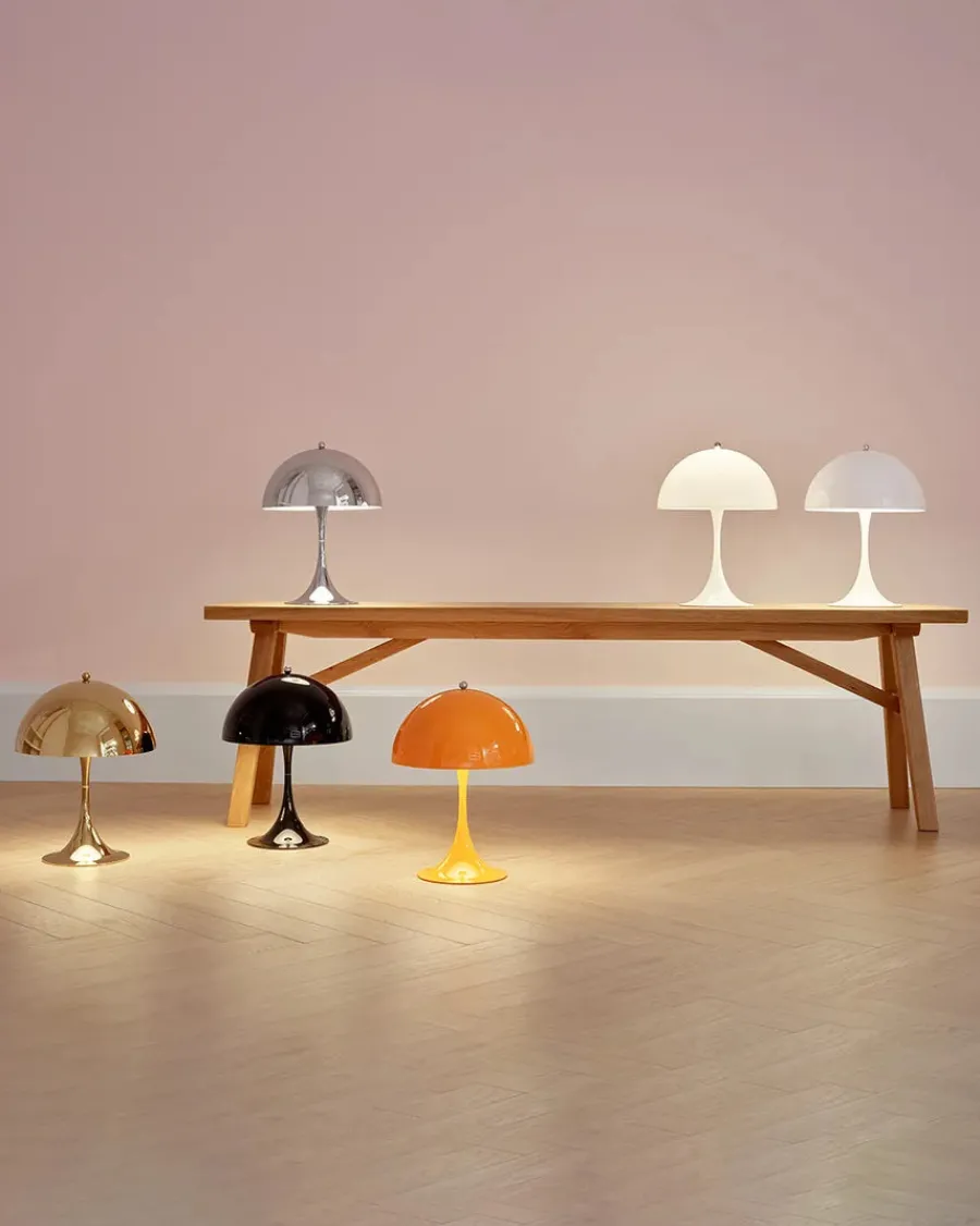 Panthella 250 bordlampe, grå opal fra<Louis Poulsen Sale