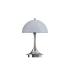 Panthella 160 Portable V3, chrome blue grey af Verner Panton<Louis Poulsen Clearance