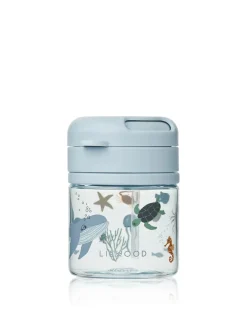 Pavia Tritan Straw Cup 280 ml, sea creature/sandy fra<Liewood Discount