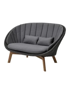 Peacock 2-pers. Sofa, Soft Rope fra<Cane-line Discount