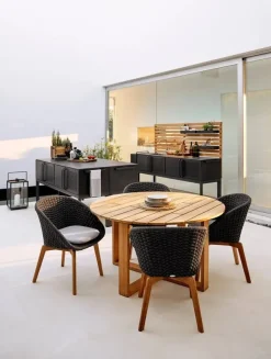 Peacock Stol, Soft Rope m/ben i teak fra<Cane-line Clearance