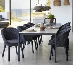 Peacock Stol, Soft Rope m/ben i alu fra<Cane-line Hot