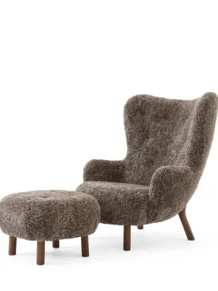 Petra VB3 inkl. Skammel, sheepskin moonlight fra<&Tradition Best