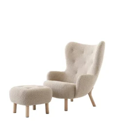 Petra VB3 inkl. Skammel, sheepskin sahara fra<&Tradition Discount