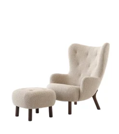 Petra VB3 inkl. Skammel, sheepskin sahara fra<&Tradition Discount