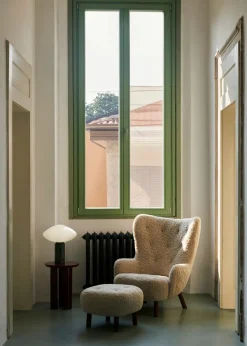 Petra VB3 lænestol inkl. Skammel, Karakorum 003 fra<&Tradition Outlet