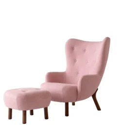 Petra VB3 lænestol inkl. Skammel, Karakorum 003 fra<&Tradition Outlet