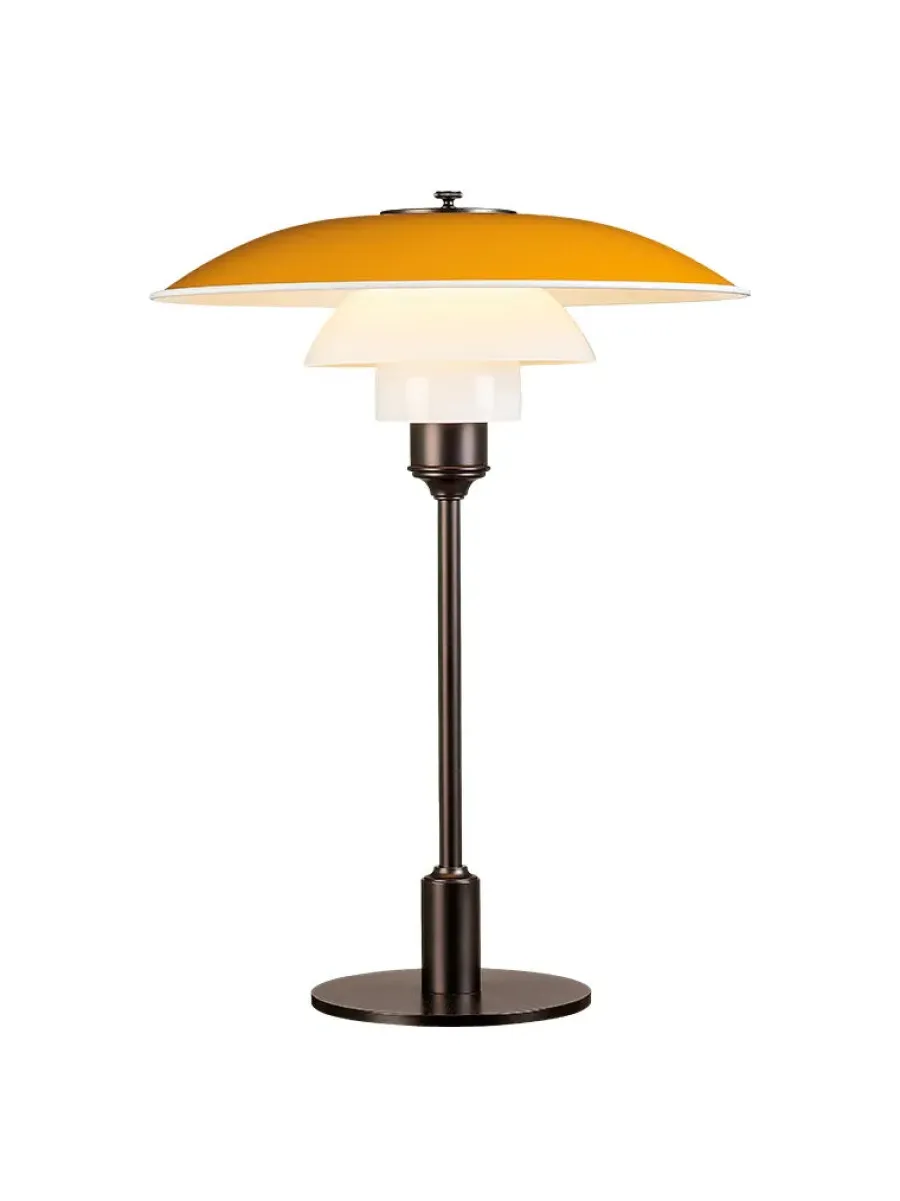 PH 3½-2½ Bordlampe, grøn af Poul Henningsen<Louis Poulsen