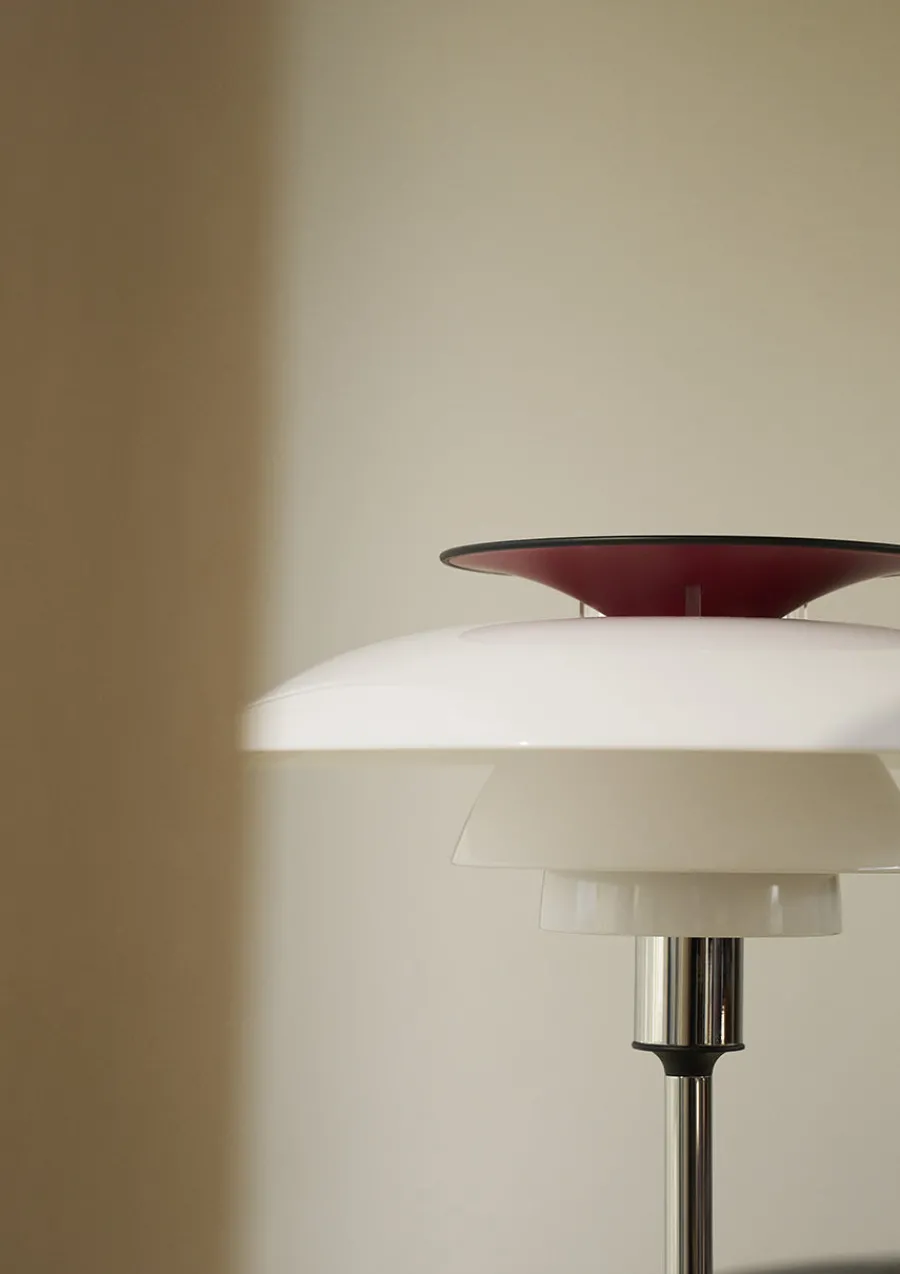 PH 80 Bordlampe, krom fra<Louis Poulsen New